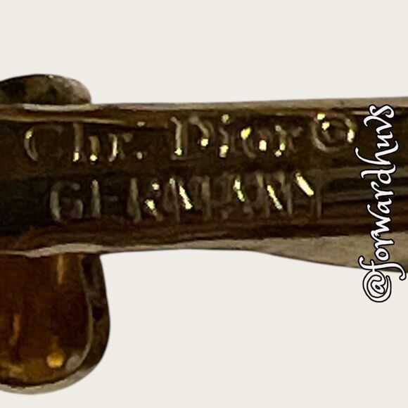 Chr Dior | Christian Dior Germany | Clip On Rhinestone Earrings - Picture 6 of 11